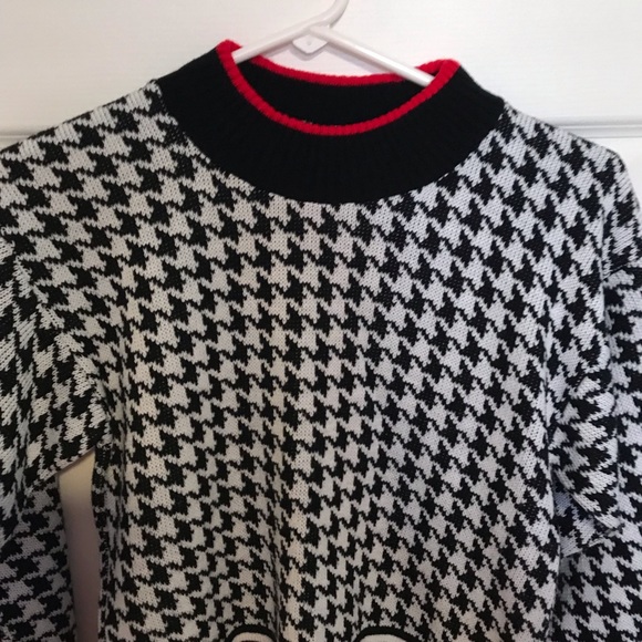 Vintage R.J. Pumpkin HoundsTooth Retro Little Girl Sweater - Picture 3 of 6